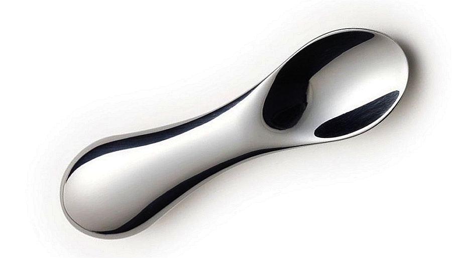 Now they make ice cream spoons that transfers heat from your hand to warm the spoon