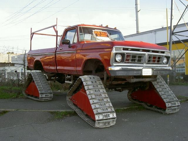 Ford Highbody with tracks