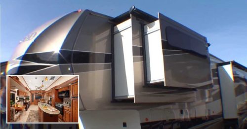 This 5th Wheel Has a Slide-Out … With a Slide-Out
