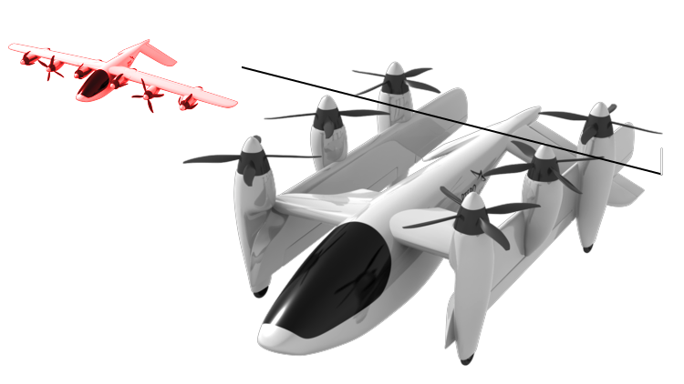 Transwing drone