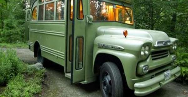 1959 Chevrolet Viking Short Bus Converted Into A Mobile Bedroom