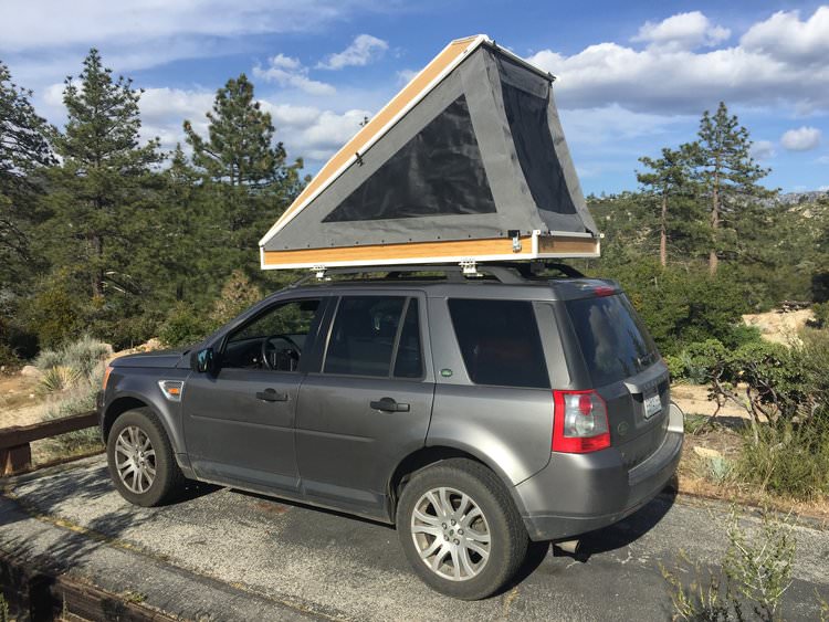 DIY rooftop tent