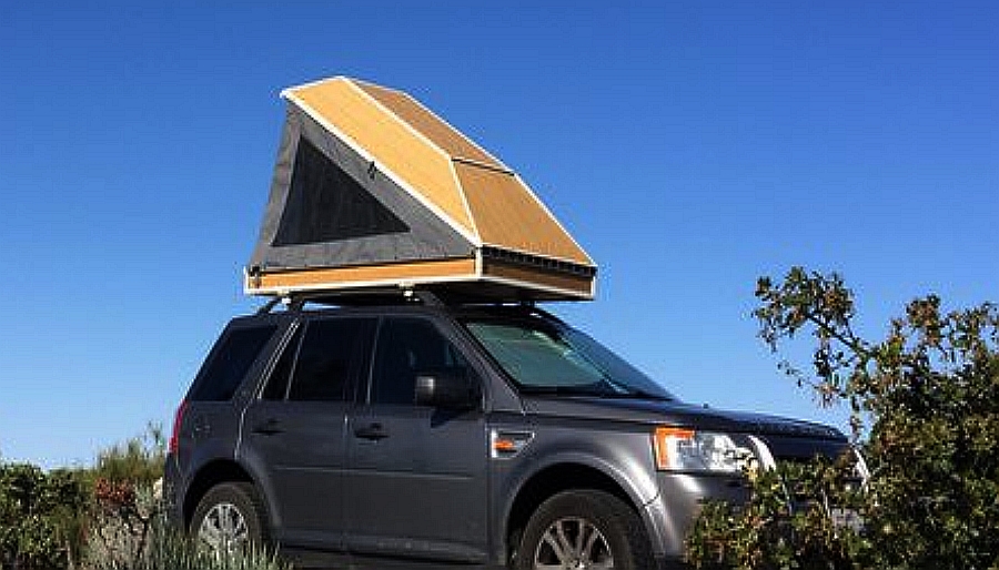 DIY rooftop tent