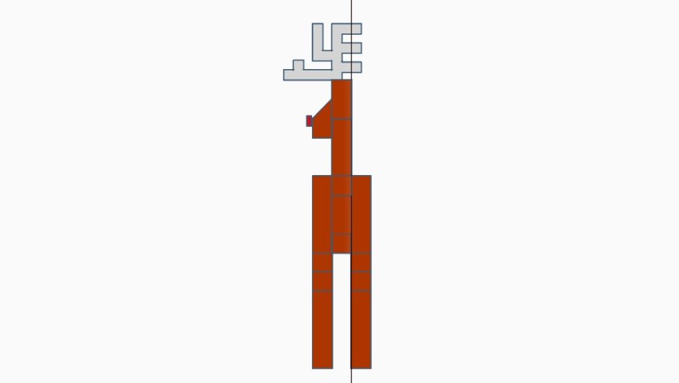 Make 8bit Wooden Reindeer
