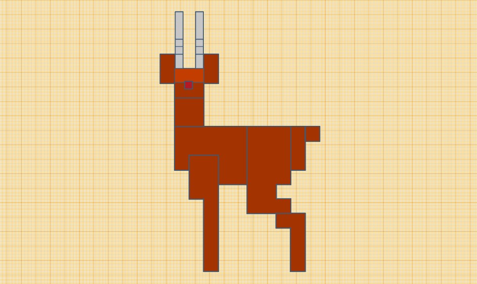 Make 8bit Wooden Reindeer